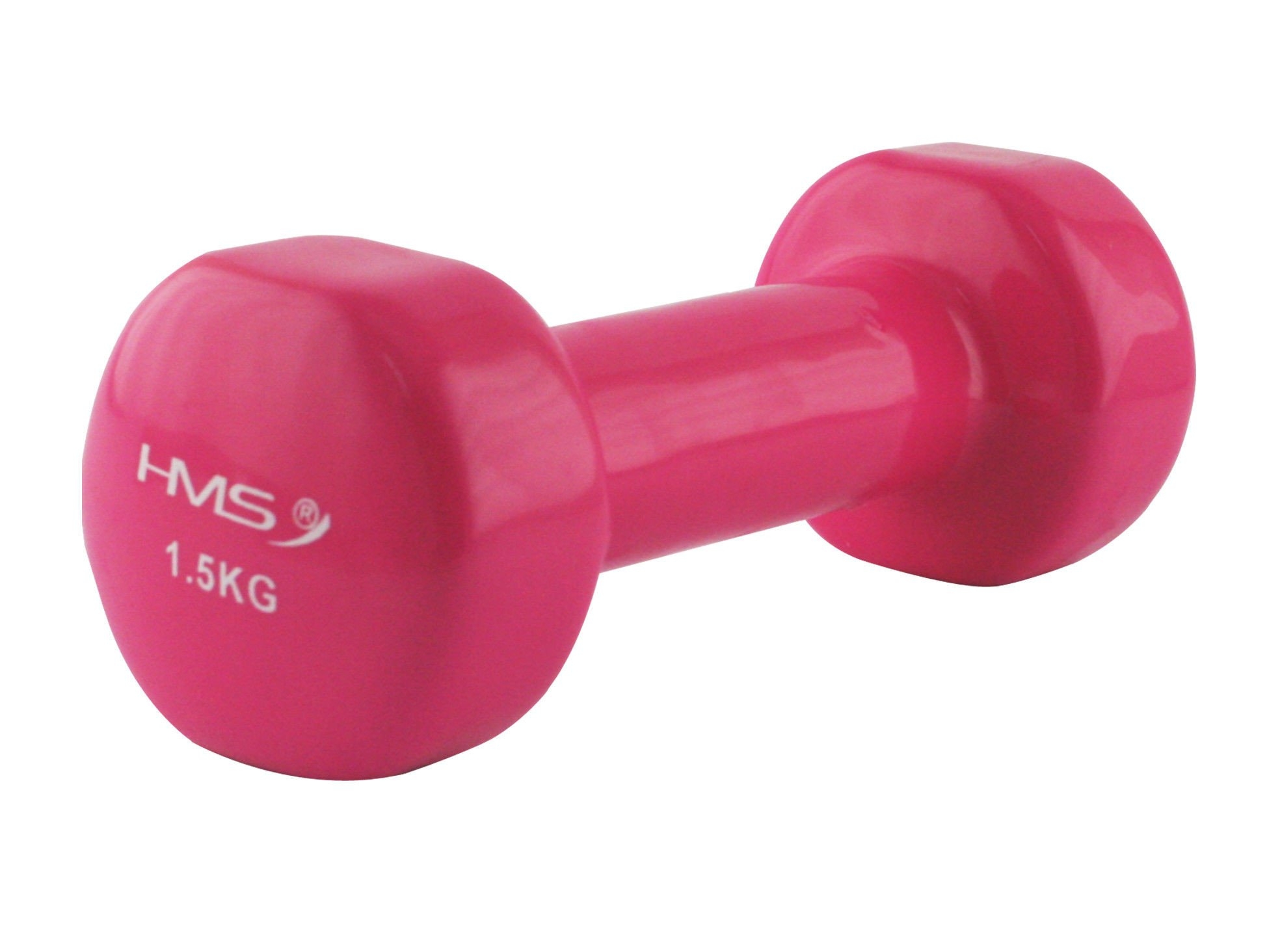hantel żeliwny pokryty winylem 1,5 kg - hms