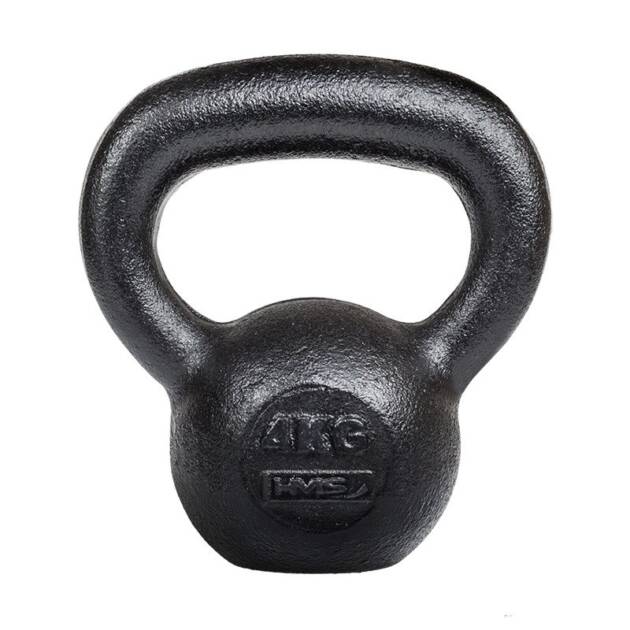 hantla kettlebell żeliwna kzg 4 kg - hms