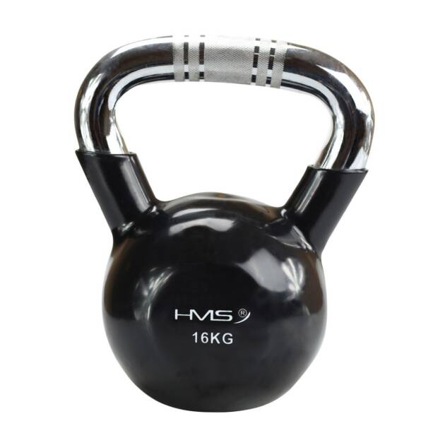hantla winylowa żeliwna kettlebell ktc16 16 kg - hms