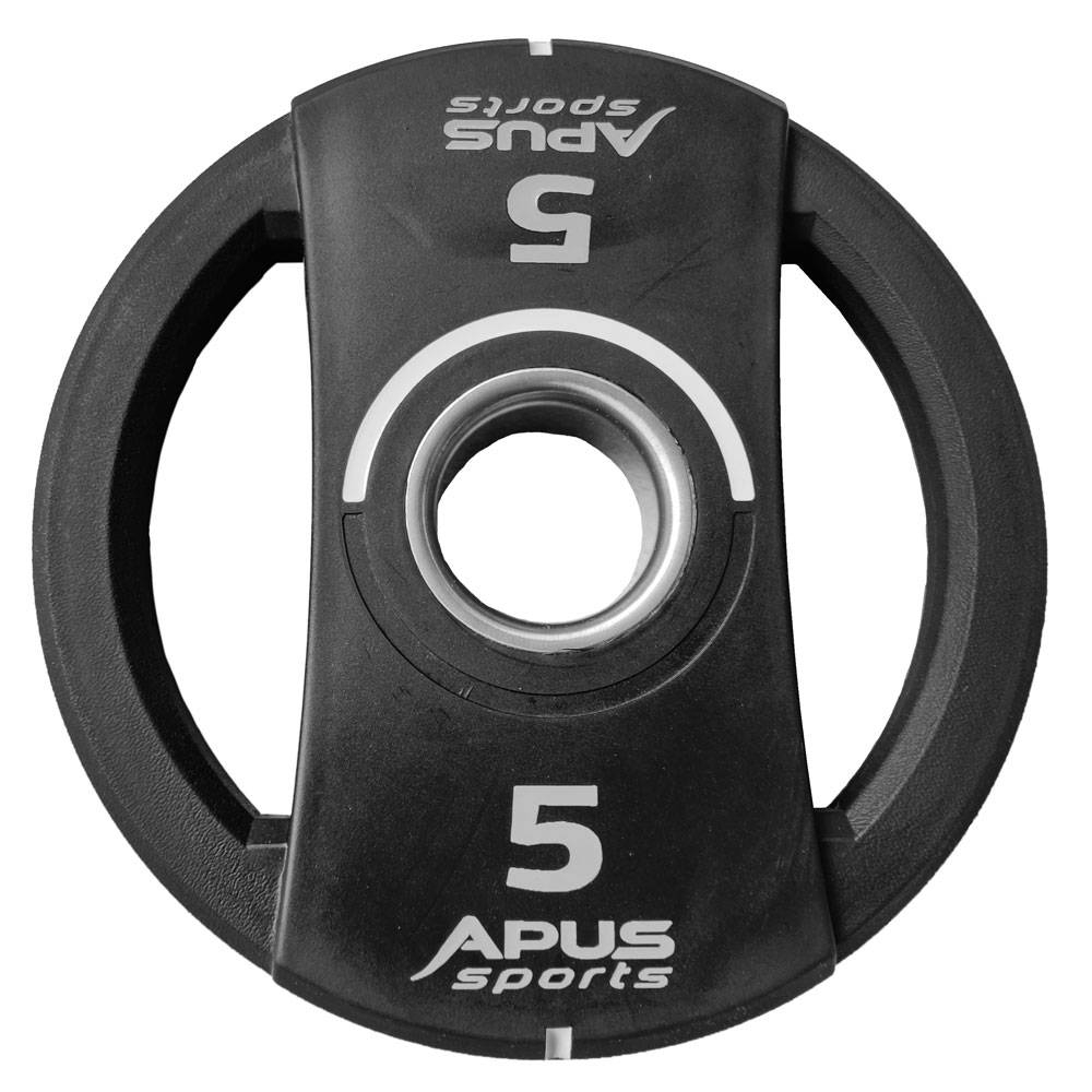 obciążenie olimpijskie poliuretanowe mercury 5 kg - apus sports
