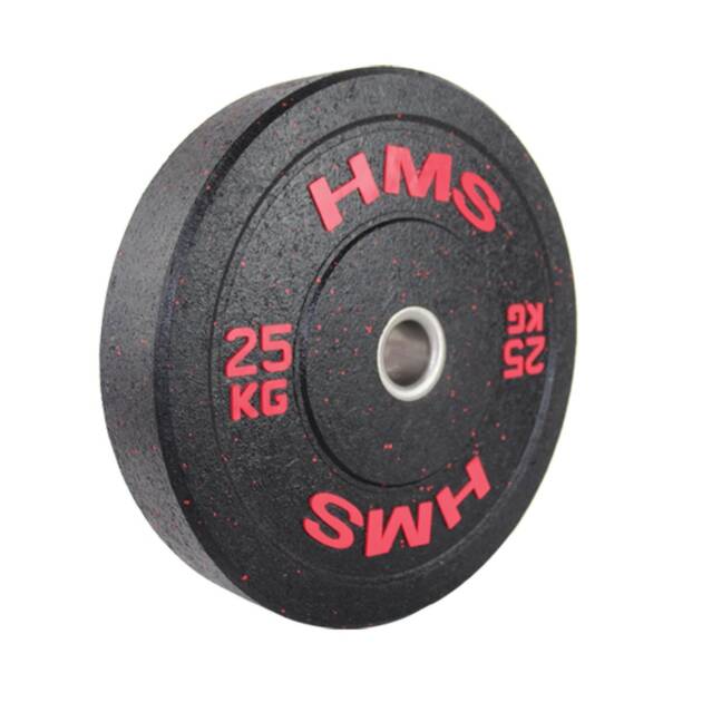 obciążenie olimpijskie gumowane htbr25 25 kg - hms