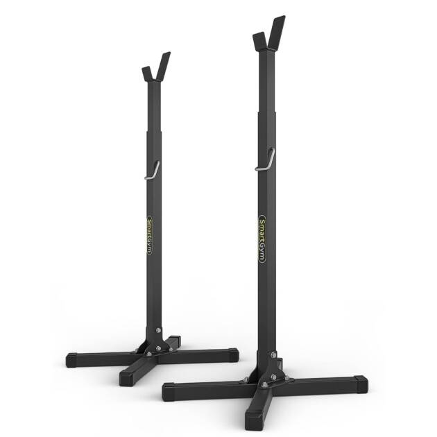 stojaki pod sztangę regulowane (2 sztuki) sg-10 - smartgym fitness accessories