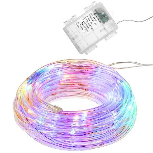 wąż świetlny 50 led multikolor 5m z programatorem ip44