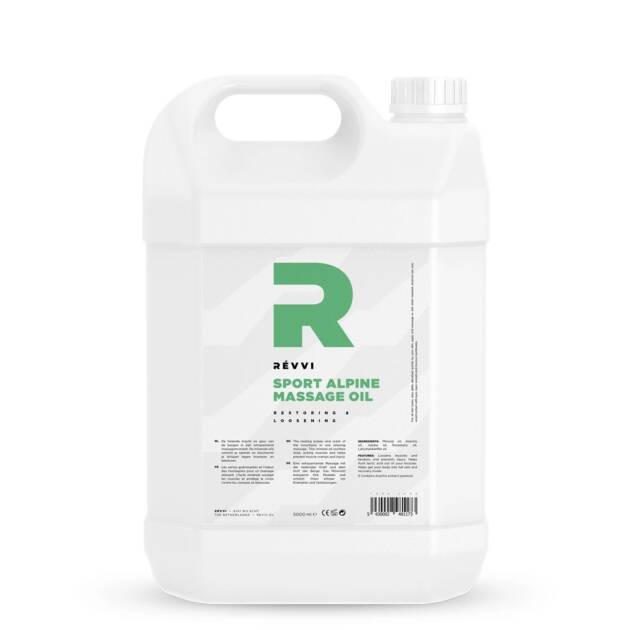 olejek alpejski do masażu sportowego revvi 5l