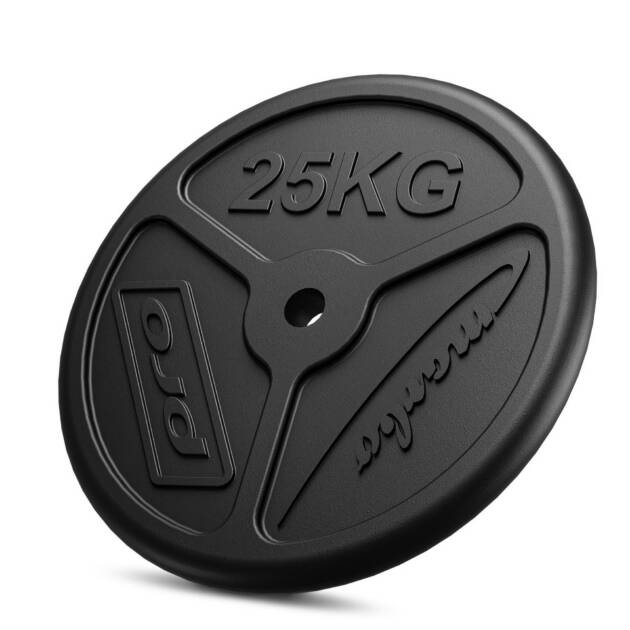 obciążenie żeliwne 25 kg slim mw-o25-slim - marbo sport