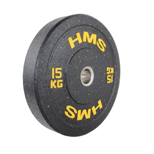 obciążenie olimpijskie gumowane htbr15 15 kg - hms