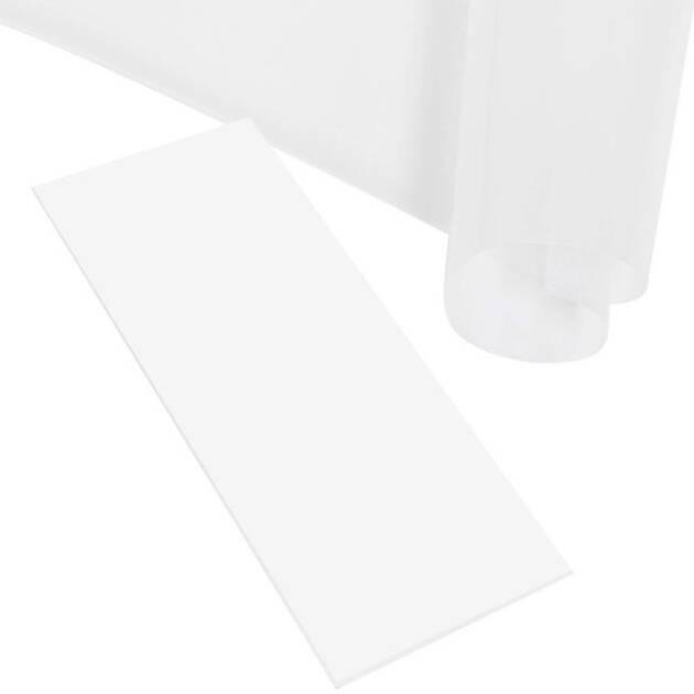 mata pod krzesło, fotel biurowy 90x45x0,1cm podkładka na biurko mleczna