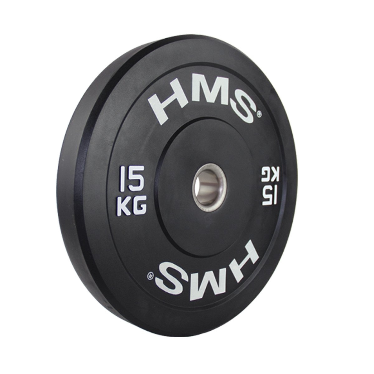 obciążenie olimpijskie gumowane bbr15 15 kg - hms
