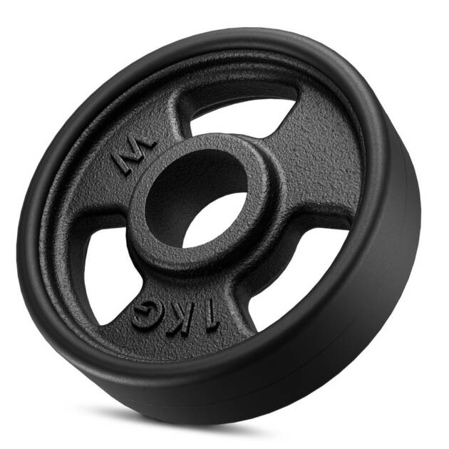 obciążenie żeliwne gumowane 1 kg mw-o1g-kier - marbo sport