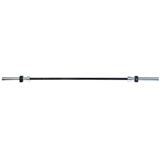 gryf olimpijski z zaciskami szczękowymi 220 cm gcf700 - hms