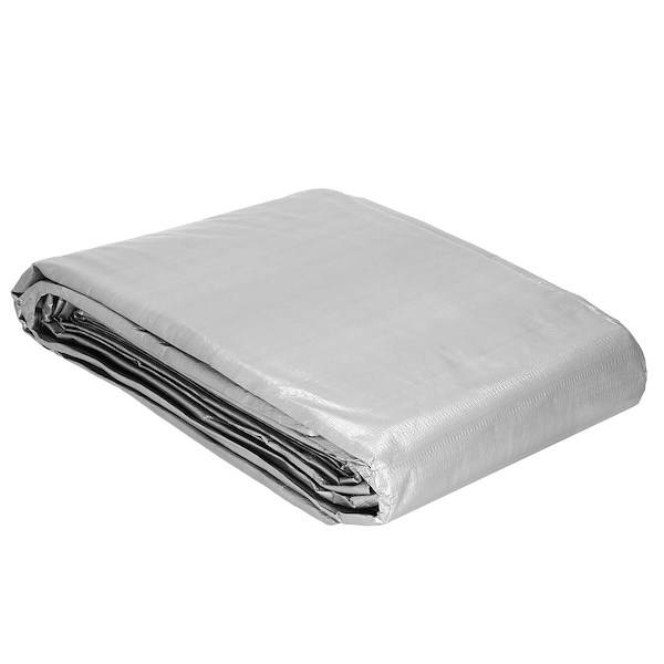 plandeka 3x3m 210g/m2 gruba płachta ochronna szara