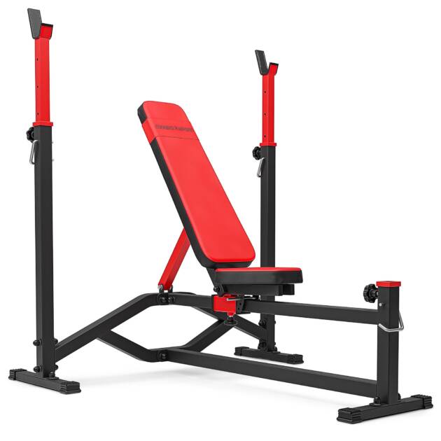 ławka ze stojakami wzmocniona ms-l105 - marbo sport