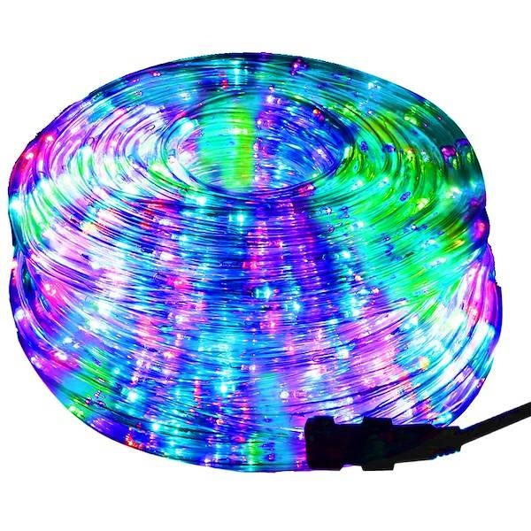 wąż świetlny 240 led multikolor 10m z programatorem ip44