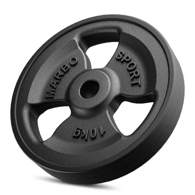 obciążenie żeliwne gumowane 10 kg mw-o10g-kier - marbo sport