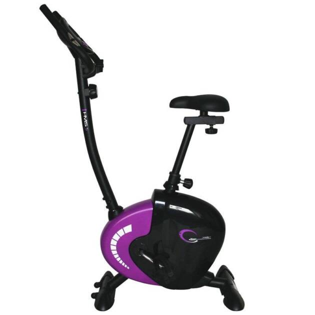 rower magnetyczny m9239 czarno-fioletowy - hms