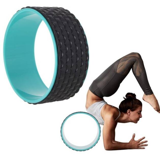 koło do jogi z wypustkami roller pilates