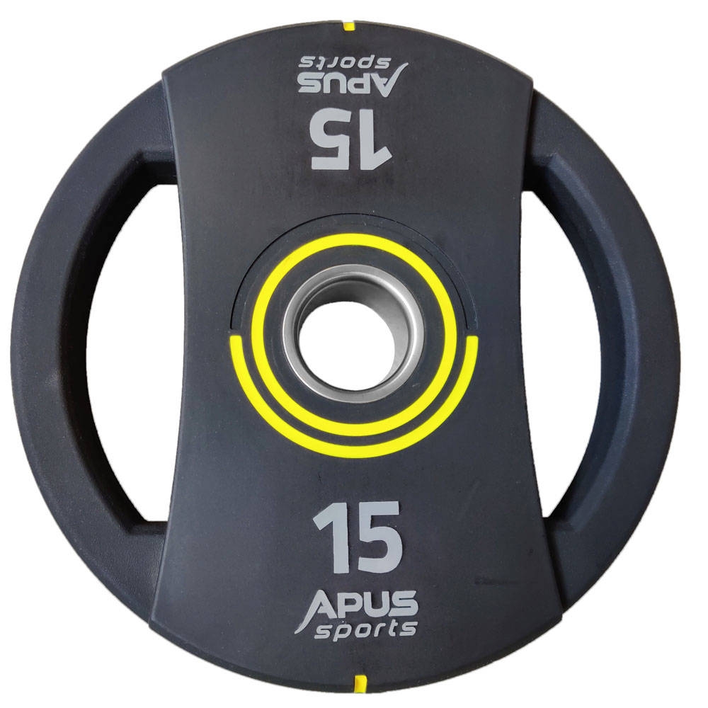 obciążenie olimpijskie poliuretanowe mercury 15 kg - apus sports