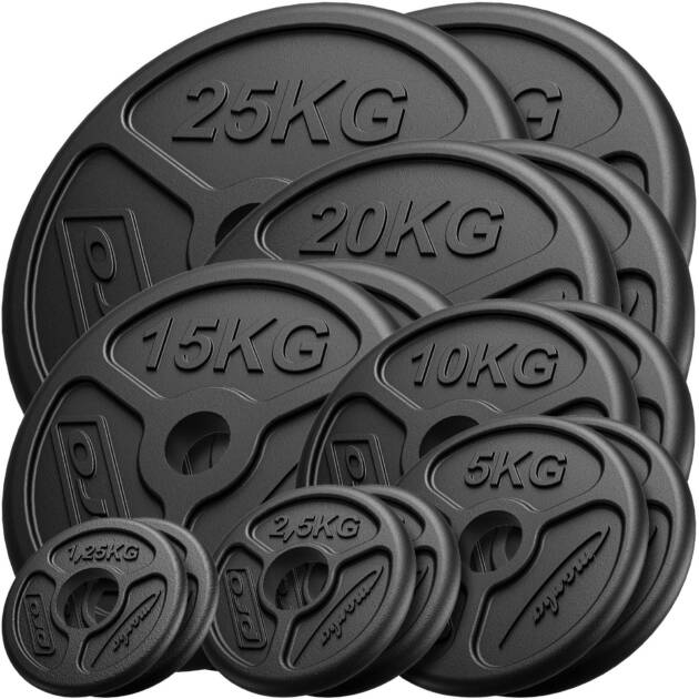 zestaw obciążeń olimpijskich 157,5 kg - marbo sport