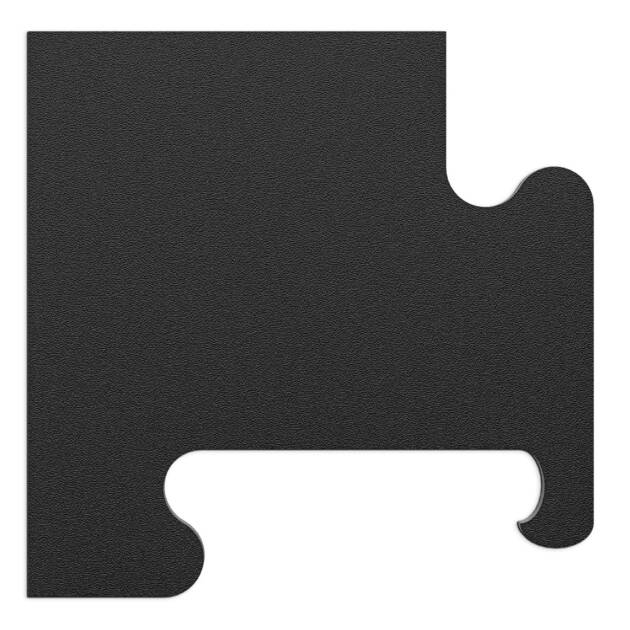 narożnik do podłogi pod wolne ciężary puzzle czarny - marbo sport