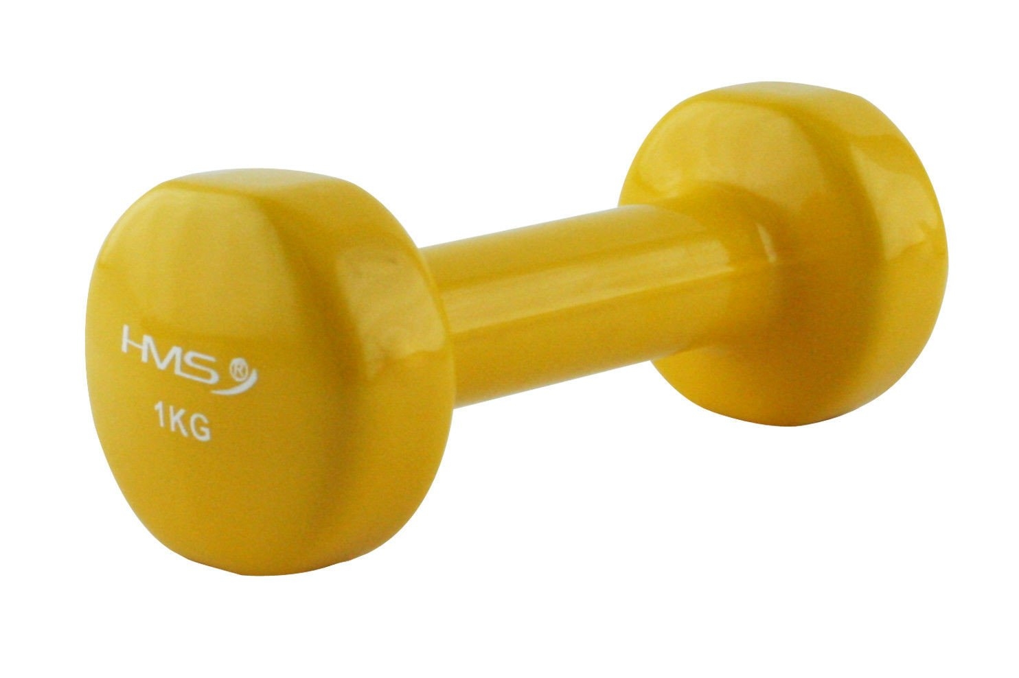 hantel żeliwny pokryty winylem 1 kg - hms