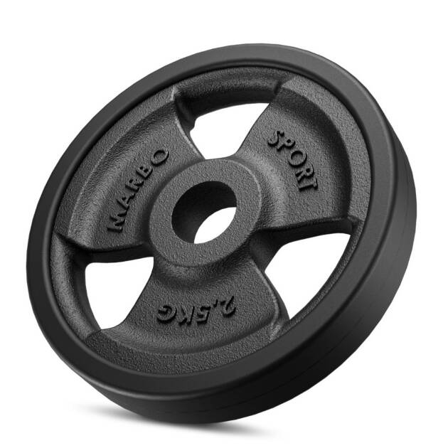 obciążenie żeliwne gumowane 2,5 kg mw-o2-5g-kier - marbo sport