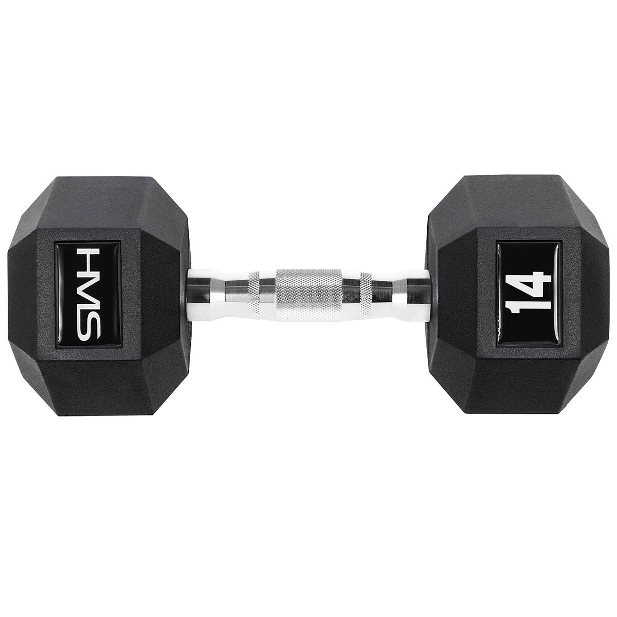 hantla stalowa gumowana hex pro 14 kg - hms